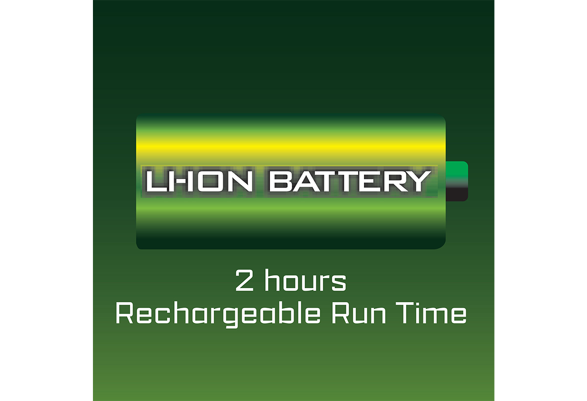 Απεικονίζεται η μπαταρία και κείμενο να δηλώνει τον χρόνο φόρτισης.